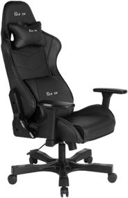 img 1 attached to Clutch Chairz - Best Gaming Chairs for Superior Ergonomics: Video Game Chairs, Office Chairs, High Chairs and Lumbar Pillows for Computer Desks - Black - Crank Series