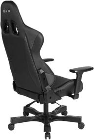 img 2 attached to Clutch Chairz - Best Gaming Chairs for Superior Ergonomics: Video Game Chairs, Office Chairs, High Chairs and Lumbar Pillows for Computer Desks - Black - Crank Series