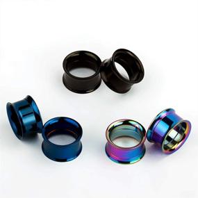 img 3 attached to TBOSEN Stainless Double Stretching Tunnels Women's Jewelry