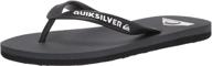 quiksilver mens sandal black green men's shoes for athletic logo