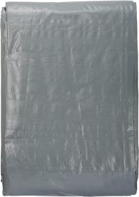 img 3 attached to 🏕️ 10x12 Ft Tarp: Waterproof, 5.5 Mil Thick Tarpaulin with Metal Grommets - Ideal for Emergency Rain Shelter, Outdoor Cover, Camping use - Reversible Blue/Silver