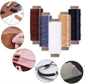 img 2 attached to 🧵 Leather Working Pony: Mini Stitching Clamp, Sewing Kit with Needle, Thread & Wax