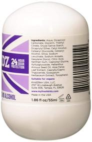 img 1 attached to 🌸 Fresh Kidz Girls Natural Roll On Deodorant - 24 Hour Protection, Purple, 1.86 fl.oz.