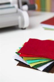 img 1 attached to Sizzix Surfacez 663782 Festive Colours Felt Sheets - 10 Pack: Premium Quality Crafting Material