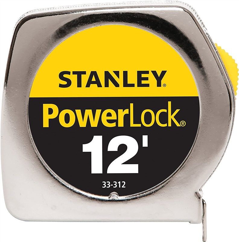 stanley 33 212 12 foot powerlock tape 로고