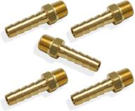 🔌 boeray 5pcs brass fitting adapter: reliable and versatile solution for seamless connections logo