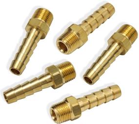 img 1 attached to 🔌 Boeray 5Pcs Brass Fitting Adapter: Reliable and Versatile Solution for Seamless Connections