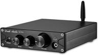 douk audio g3 pro bluetooth 5.0 power amplifier & headphone amp, aptx support with dac chip, 100w x 2, works with 2.0 channel passive speakers (black) logo