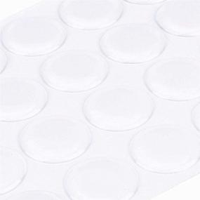 img 3 attached to Set of 200 Clear Epoxy Stickers for Crafts - Ideal for Hair Bows, Pendants, and Scrapbooks - 1 Inch Size