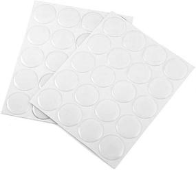 img 1 attached to Set of 200 Clear Epoxy Stickers for Crafts - Ideal for Hair Bows, Pendants, and Scrapbooks - 1 Inch Size