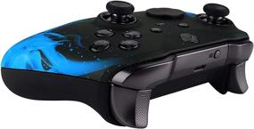 img 1 attached to Modded Elite Series 2 Controller - Custom 7W Pro Rapid Fire Mod - Xbox One/Series X/S & PC Gaming - Blue Flames