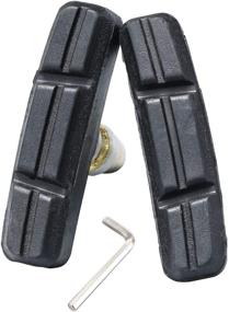 img 1 attached to Corki Bike Brake Pads for Mountain Bikes | V-Brake Pads with Hex Nuts and Shims | Noiseless | Non-Skid