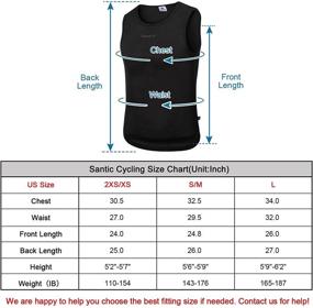 img 3 attached to Santic Men's Sleeveless Cycling Base Layer 🚴 | Quick Dry Tank Top Undershirt for Biking