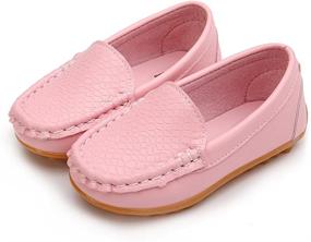 img 2 attached to 👟 LONSOEN Toddler Synthetic Boat Dress Sneakers Girls' Shoes - Stylish and Comfortable Footwear for Little Fashionistas