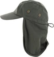 dealstock fishing neck flap cover boys' accessories : hats & caps logo