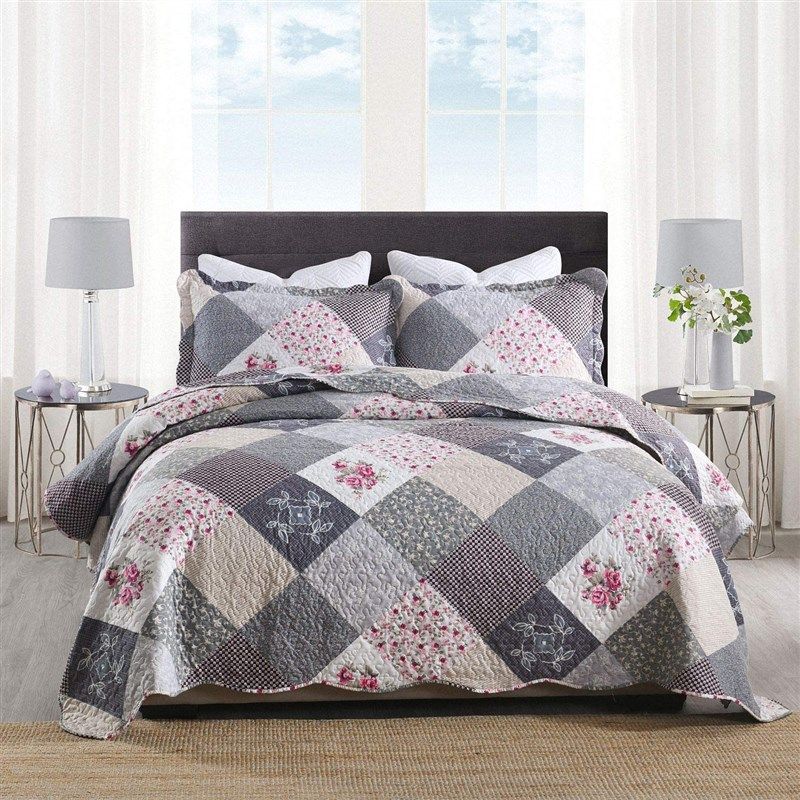 honeilife quilt set queen size 标志