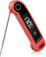 smartro st49 digital thermocouple meat thermometer: instant read, professional bbq kitchen food cooking thermometer for grilling, deep frying, candy making, and oil temperature monitoring logo