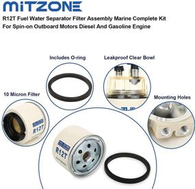 img 1 attached to MITZONE Separator Complete Compatible Outboard Replacement Parts