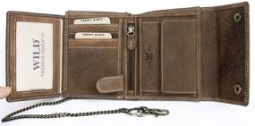 img 2 attached to Bikers Genuine Leather Wallet Wild