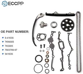 img 3 attached to ECCPP TK3005 Timing Chain Kit with Gaskets and Oil Seal - Compatible with Nissan PICKUP 240SX 2.4L SOHC KA24E 1989-1997