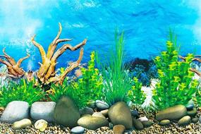img 3 attached to Marine Background Seabed Aquarium 15（Inch）