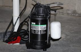 img 2 attached to WAYNE CDU790 Submersible Sump Pump - 1/3 HP, Cast Iron & Steel Construction, Integrated Vertical Float Switch, Black