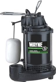 img 3 attached to WAYNE CDU790 Submersible Sump Pump - 1/3 HP, Cast Iron & Steel Construction, Integrated Vertical Float Switch, Black