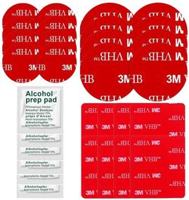 img 4 attached to SALEX Double Sided Replacement Rectangle Adhesive