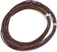 10 meter roll (10.94 yards) of greek leather cord in brown, 2 mm thickness logo