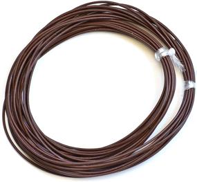img 3 attached to 10 Meter Roll (10.94 Yards) of Greek Leather Cord in Brown, 2 mm Thickness