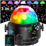 🎵 3 in 1 remote control bluetooth speaker: disco lights usb party lights sound activated - perfect for dj, xmas parties, pool, club, home, church, karaoke, wedding логотип