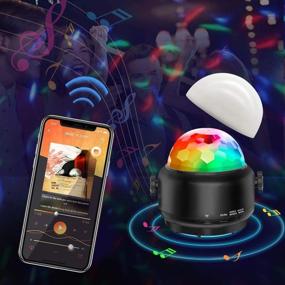 img 1 attached to 🎵 3 in 1 Remote Control Bluetooth Speaker: Disco Lights USB Party Lights Sound Activated - Perfect for DJ, Xmas Parties, Pool, Club, Home, Church, Karaoke, Wedding