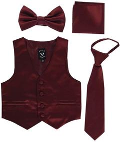img 1 attached to Lito Childrens Wear Little Burgundy Boys' Clothing for Clothing Sets