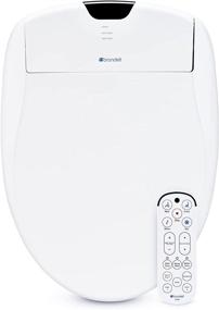 img 4 attached to 🚽 Brondell Swash 1400 Luxury Bidet Toilet Seat: The Ultimate White Round Toilet Upgrade with Dual Stainless-Steel Nozzles, Nozzle Clean+ & Warm Air Dryer – Featuring Ambient Nightlight