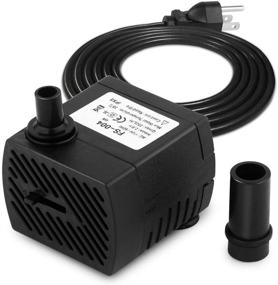 img 4 attached to FREESEA 95 GPH 4W Ultra Quiet Mini Submersible Pump for Aquariums, Fish Tank, Pond, Fountain - Efficient Water Pump