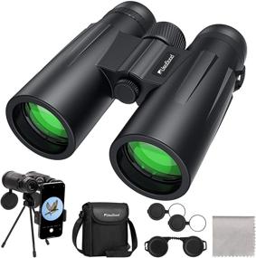 img 4 attached to 🔍 UsoGood 12X50 Binoculars with Tripod: Waterproof, Compact for Bird Watching, Hiking, Traveling & More with Smartphone Adaptor