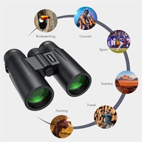 img 2 attached to 🔍 UsoGood 12X50 Binoculars with Tripod: Waterproof, Compact for Bird Watching, Hiking, Traveling & More with Smartphone Adaptor