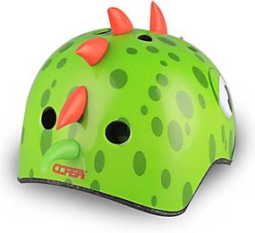 img 2 attached to 🦖 Protective and Fun: Kids Bike Helmet with Lovely Green Dinosaur Design for Ages 2-5 Years - Ideal for Balance Cars, Trikes, Scooters, Bikes, and Outdoor Sports