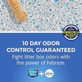 img 2 attached to Powerful Clumping Cat Litter 🐱 with Febreze Scent by Fresh Step