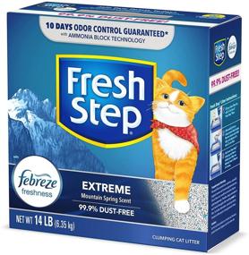 img 4 attached to Powerful Clumping Cat Litter 🐱 with Febreze Scent by Fresh Step