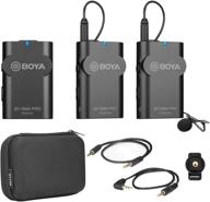 microphone boya compatible camcorders smartphones logo