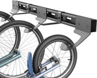 🚲 uzopi bike rack garage: wall mount hanger for 3 bicycles with heavy duty tools storage hooks – space saving solution logo