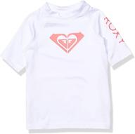 π roxy wholehearted long sleeve & short sleeve rashguard for little girls logo