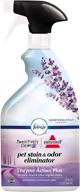 bissell pawsitively clean pet stain & odor eliminator with febreze, lavender scent, 32oz, 1936 logo