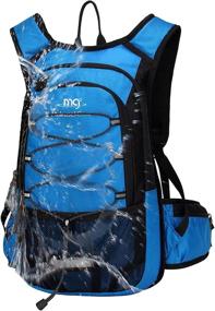 img 4 attached to Mubasel Gear Insulated Hydration Backpack Pack with 2L BPA-Free Bladder - Ideal for Running, Hiking, Cycling, Camping