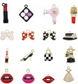 img 4 attached to Fashion Lipstick Pendants Jewelry Including