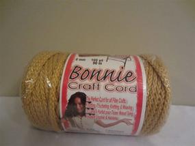 img 1 attached to Bonnie Macrame Craft Cord 6Mmx100Yd Gold