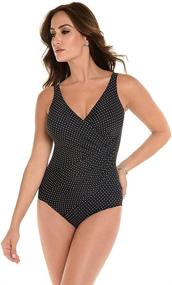 img 4 attached to Miraclesuit Swimwear Oceanus Underwire Swimsuit