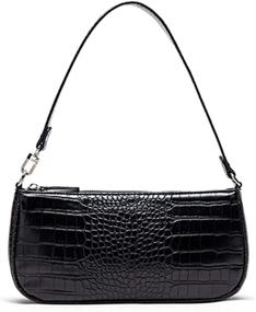 img 4 attached to TOBOTO Classic Shoulder HandBags Crocodile