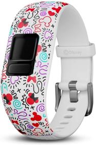 img 4 attached to Garmin Disney Minnie Mouse Adjustable Accessory Band (For Vivofit Jr